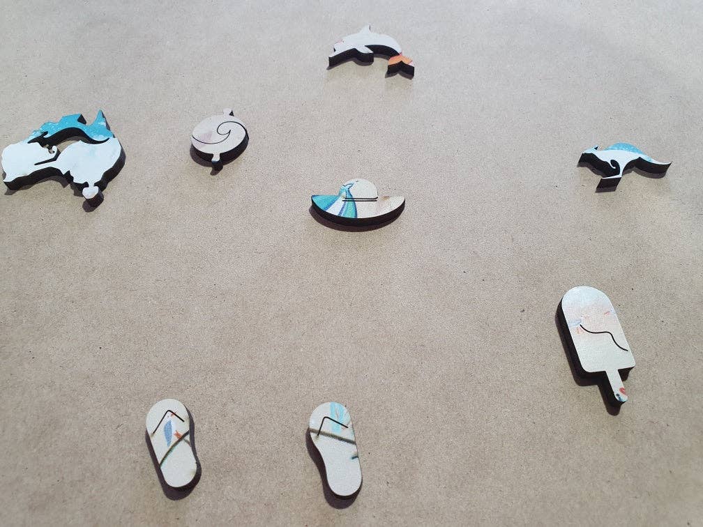 Mr Bob Puzzles – Puzzle - Adulto por atacado – Quebra-cabeça de madeira da praia Daze/525/Sim2