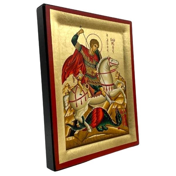 The Art of the Icon - Wholesale Religious Card - Saint George Silk Screen Icon