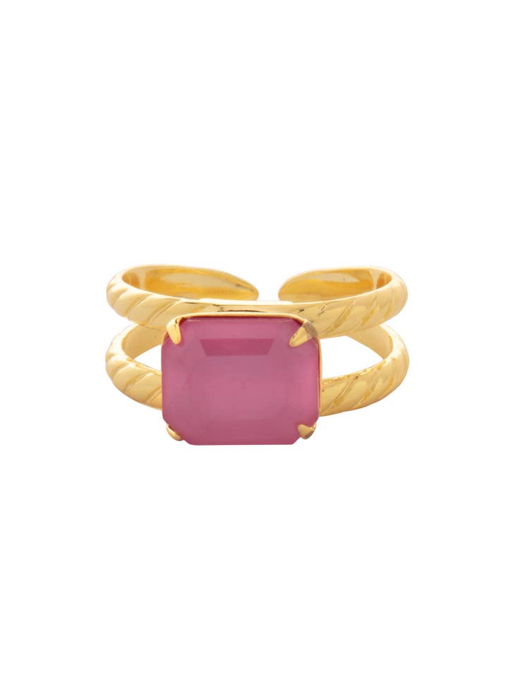 Octavia Cocktail Ring - RFK6BGPPL for wholesale by Sorrelli