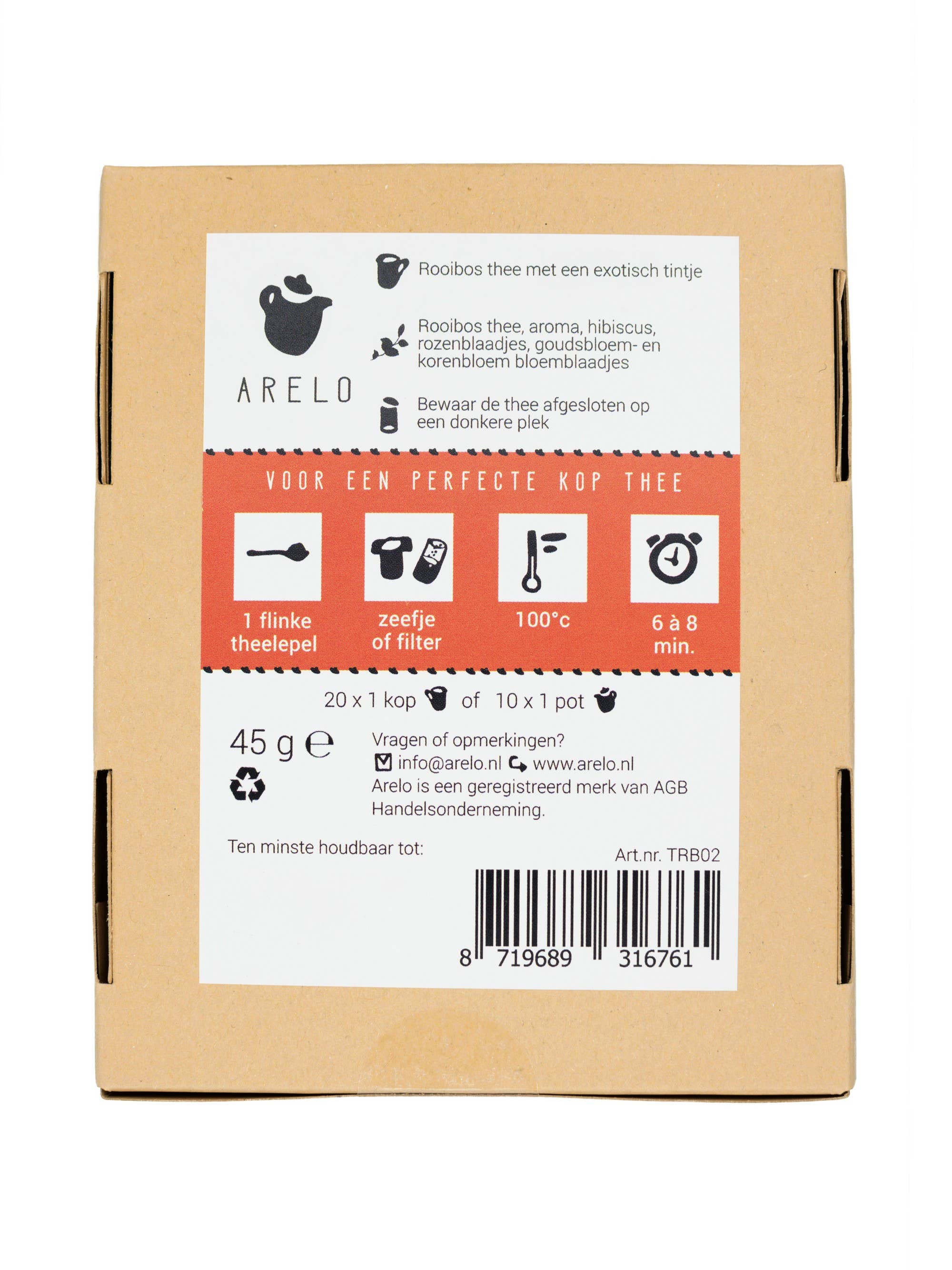 ARELO - Venta al por mayor Tés a granel - Mango Rooibos, maracuyá1