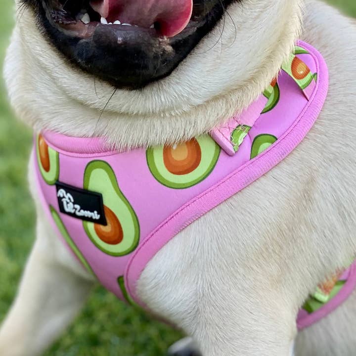 Let's Have a Cuddle Avocado Adjustable Harness for wholesale by Lil Zoomi