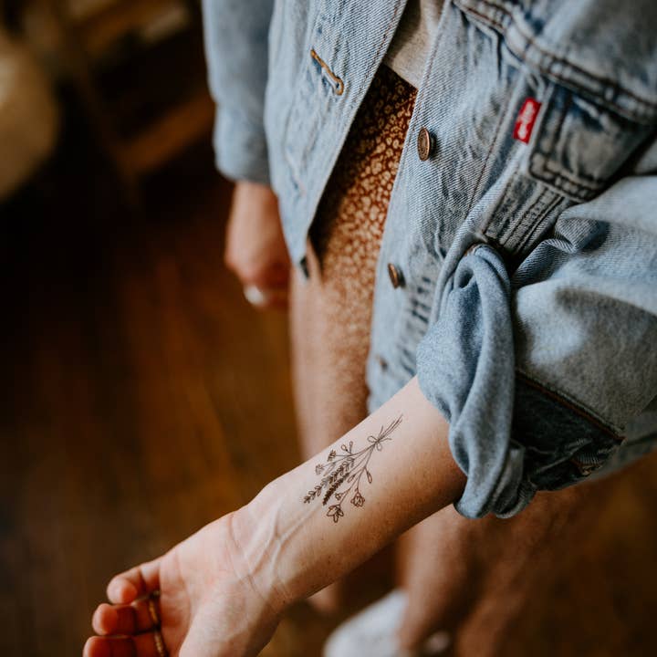 Saint Tattoos - Wholesale Temporary Tattoo - Garden Stems Temporary Tattoos2