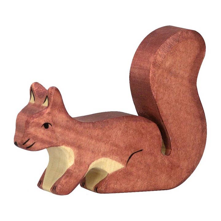 Goki America - Wholesale Wood Toy - Kids - Squirrel, standing, brown1