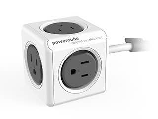 Allocacoc DesignNest - Venta al por mayor Adaptador de corriente - PowerCube Extended - Protector contra sobretensiones de 5 tomas con cable de 1,5 m1