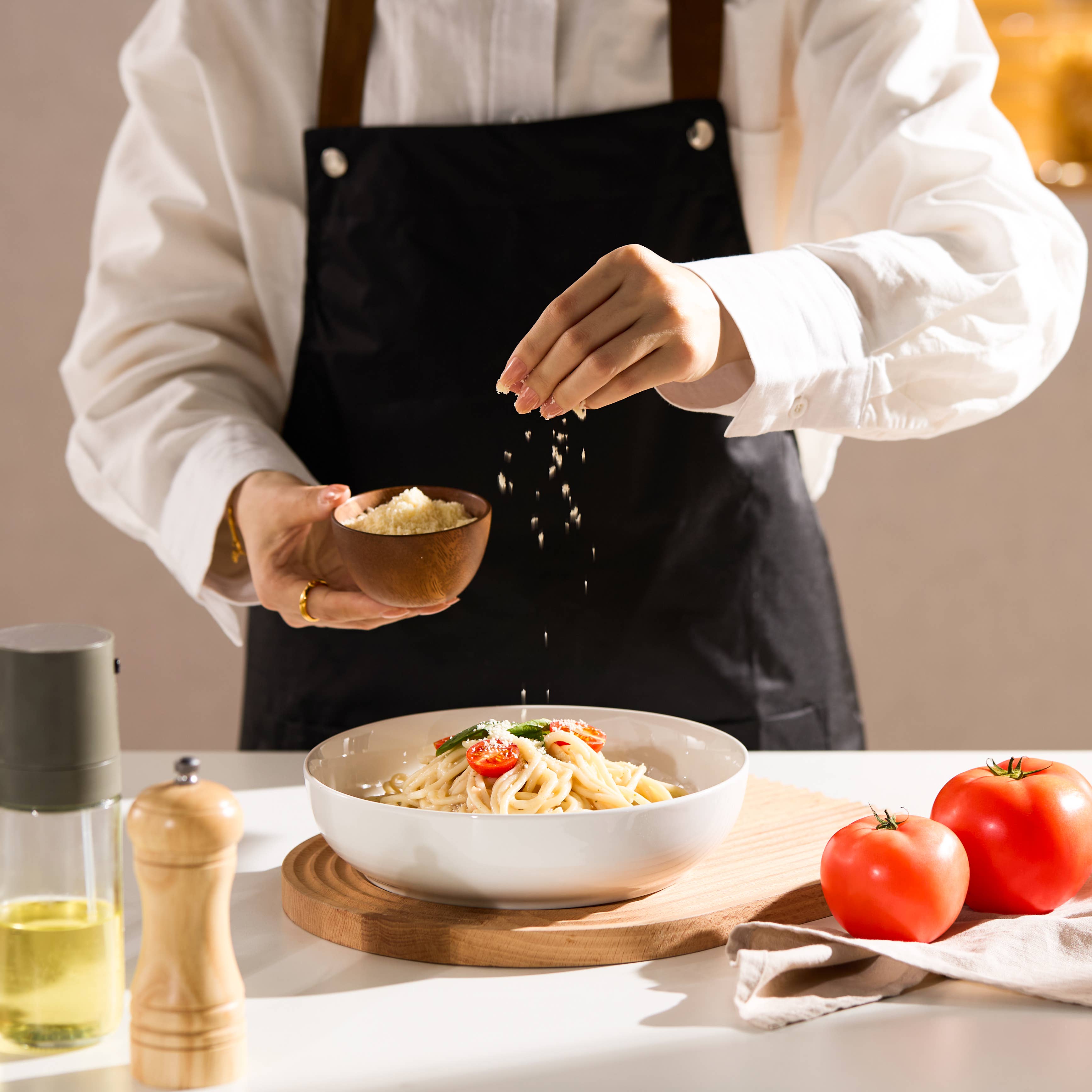 Kook - Wholesale Bowl - Kook Pasta Bowls, Ceramic, 40 oz, Set of 42