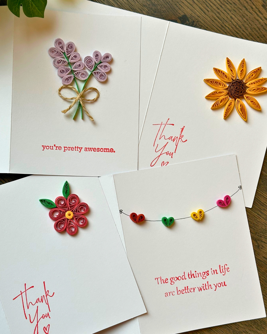 Craftify Mom - Venta al por mayor Tarjetas de felicitación - Tarjeta de felicitación 3D, Tarjeta de agradecimiento floral única, Tarjeta filigranada3