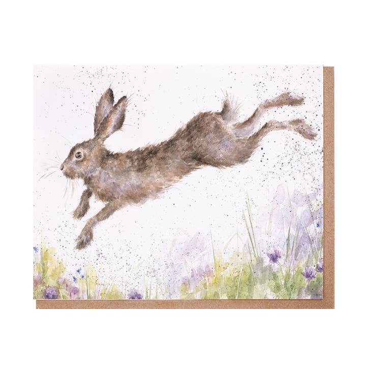 In Flight Single Card for wholesale by Wrendale Designs