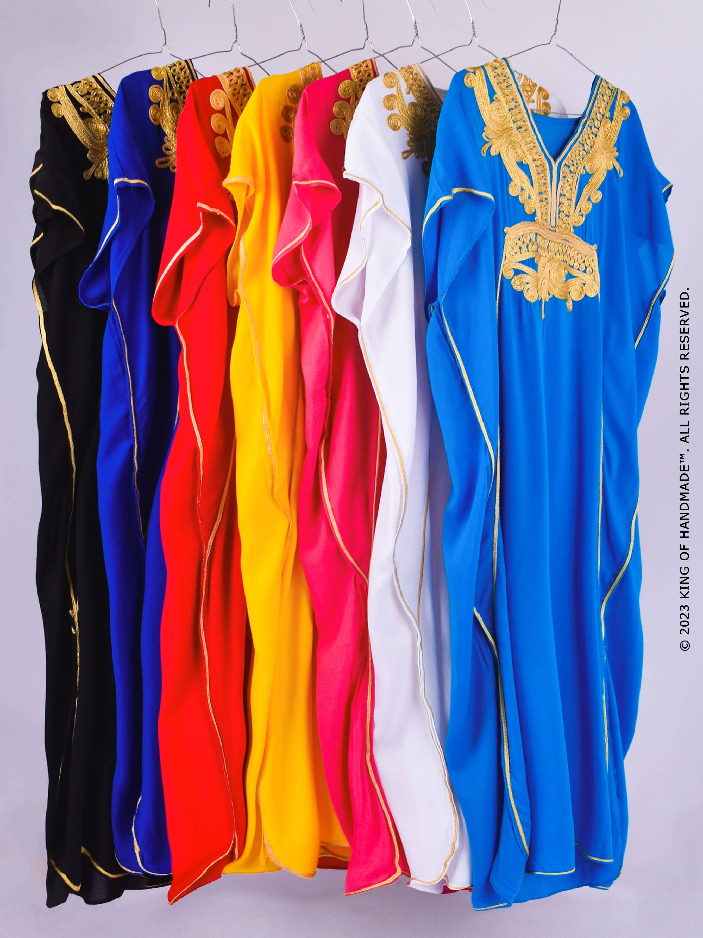 King Of Handmade - Venta al por mayor Caftán - Mujer - Vestido Kaftán Marroquí Bohemio, Túnica para Playa13