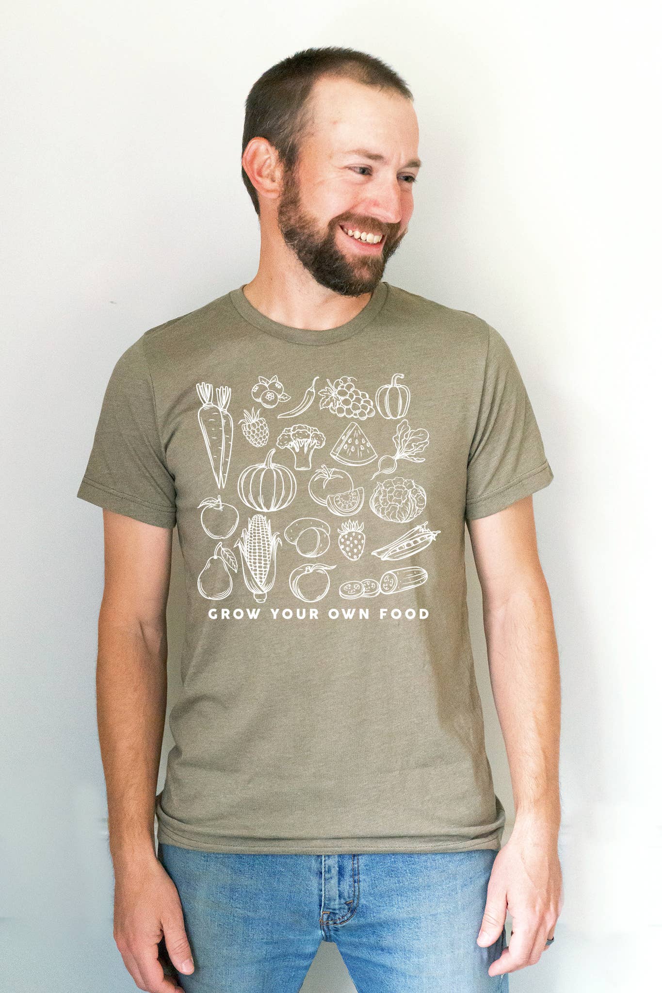 Nature Supply Co - Wholesale Screen Printed T-Shirt - Women's - Grow Your Own Food Graphic Tee | Garden T Shirts0