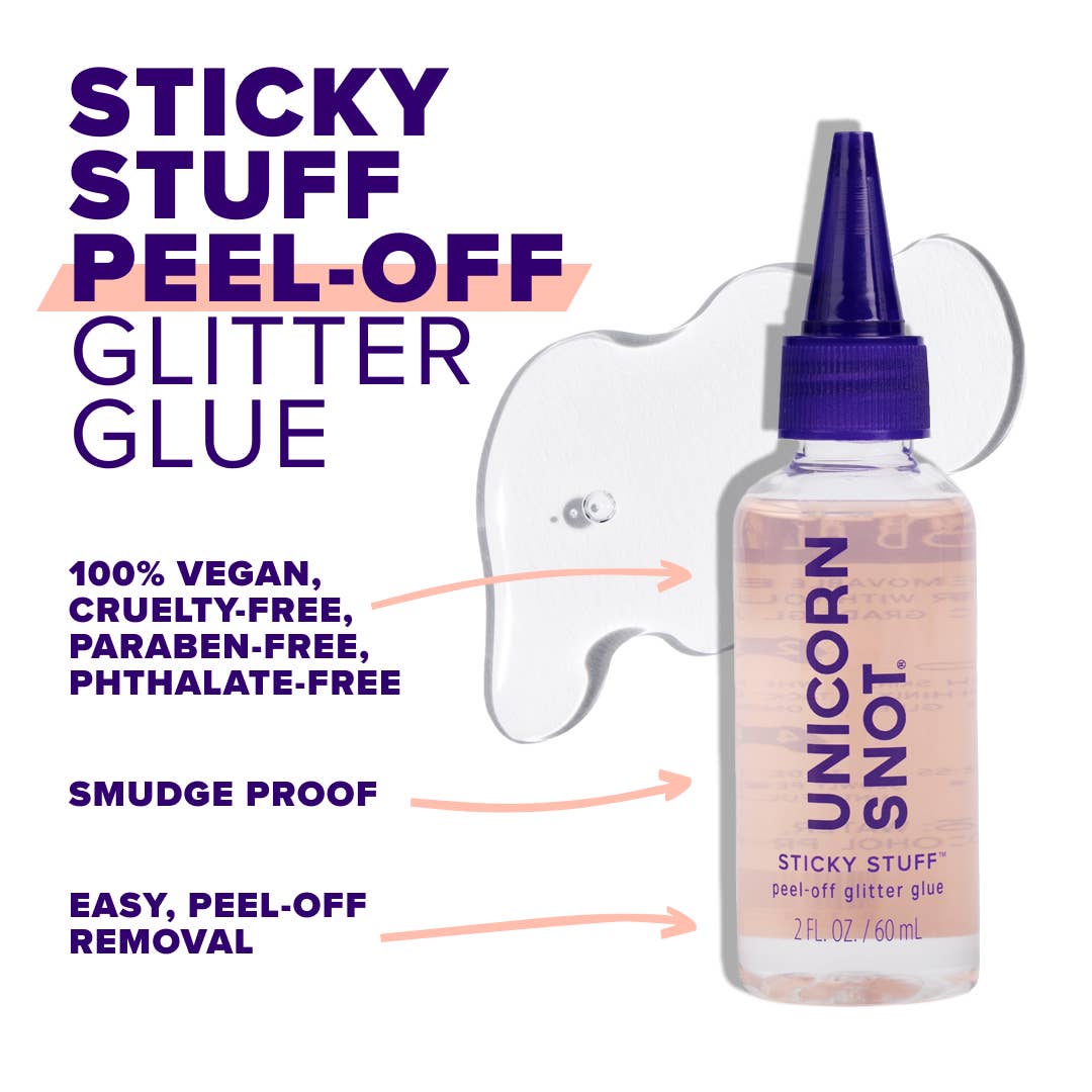 Unicorn Snot | Glitter Beauty - Venta al por mayor Purpurina para el cuerpo - Cosas Pegajosas | Adhesivo Desprendible con Purpurina | Pegamento con Purpurina2