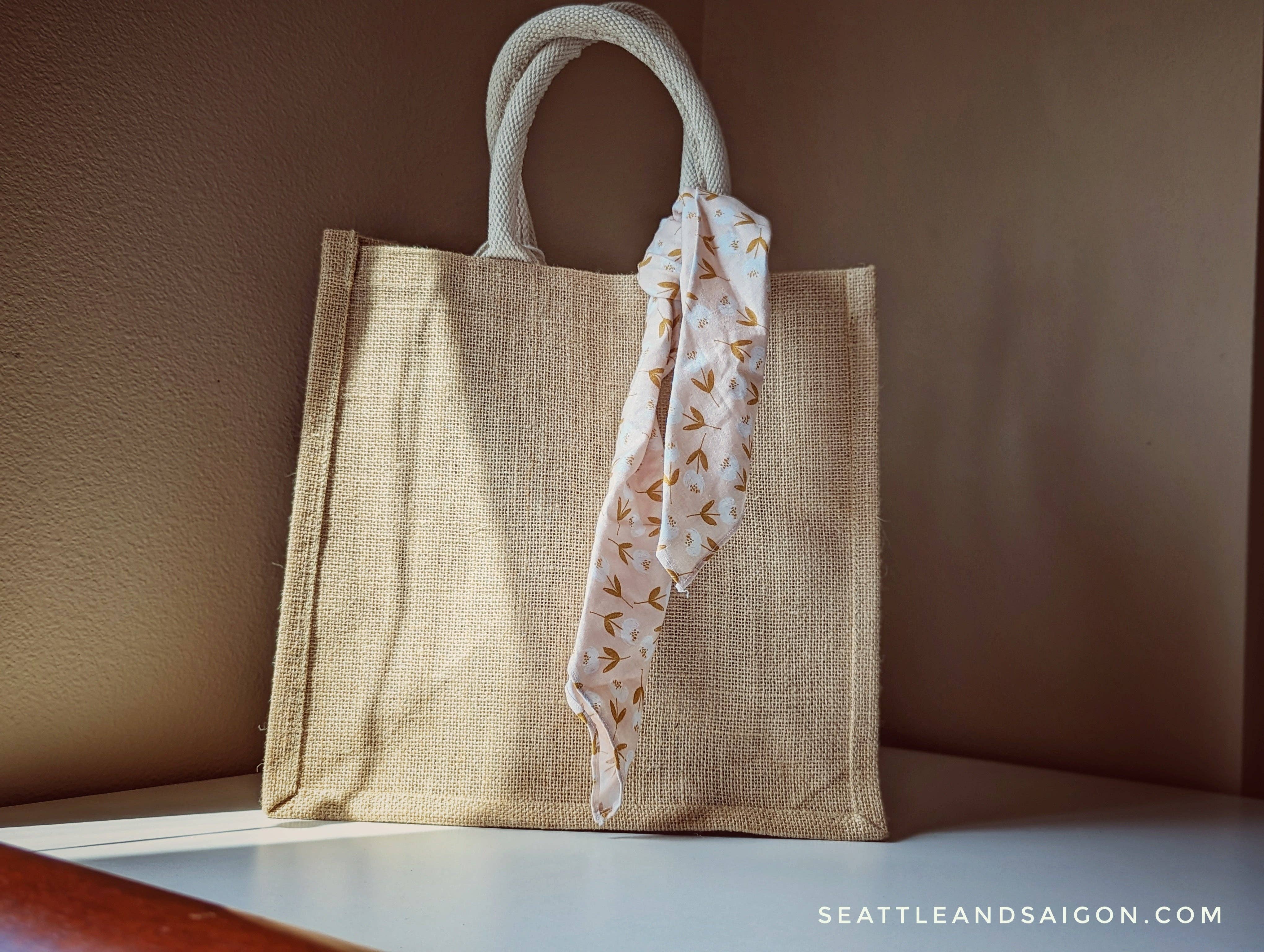 Seattle and Saigon - Wholesale Tote Bag - Women's - JUTE HANDBAG4