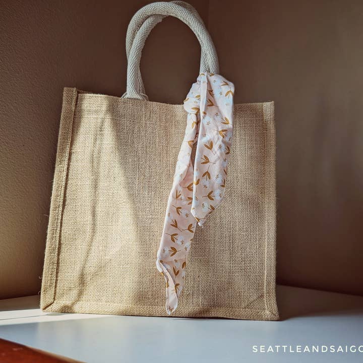 Seattle and Saigon - Wholesale Tote Bag - Women's - JUTE HANDBAG4