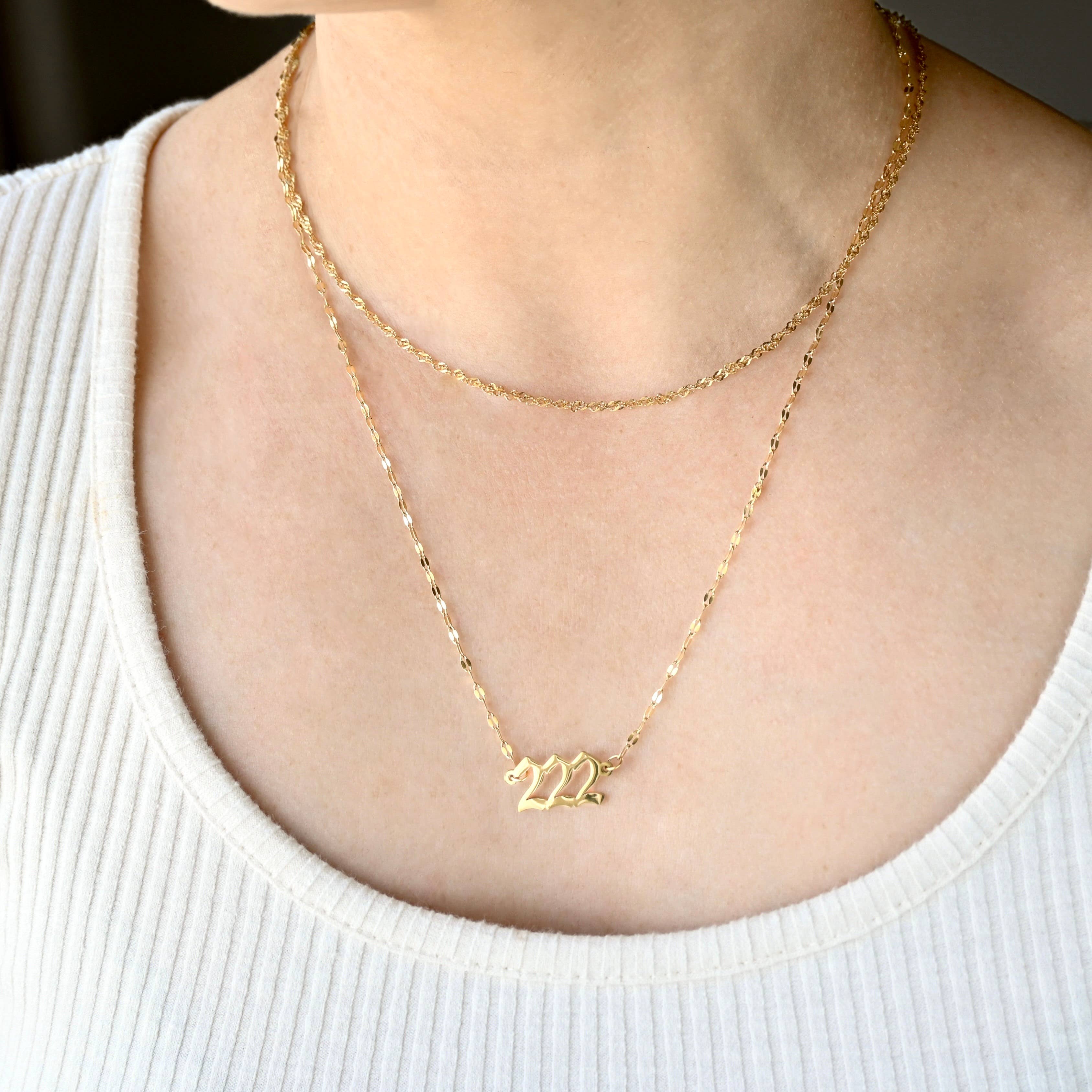 Blueyejewelry - Wholesale Pendant/Charm Necklace - Angel Number Necklace - Tarnish-free Lucky Number Necklace1