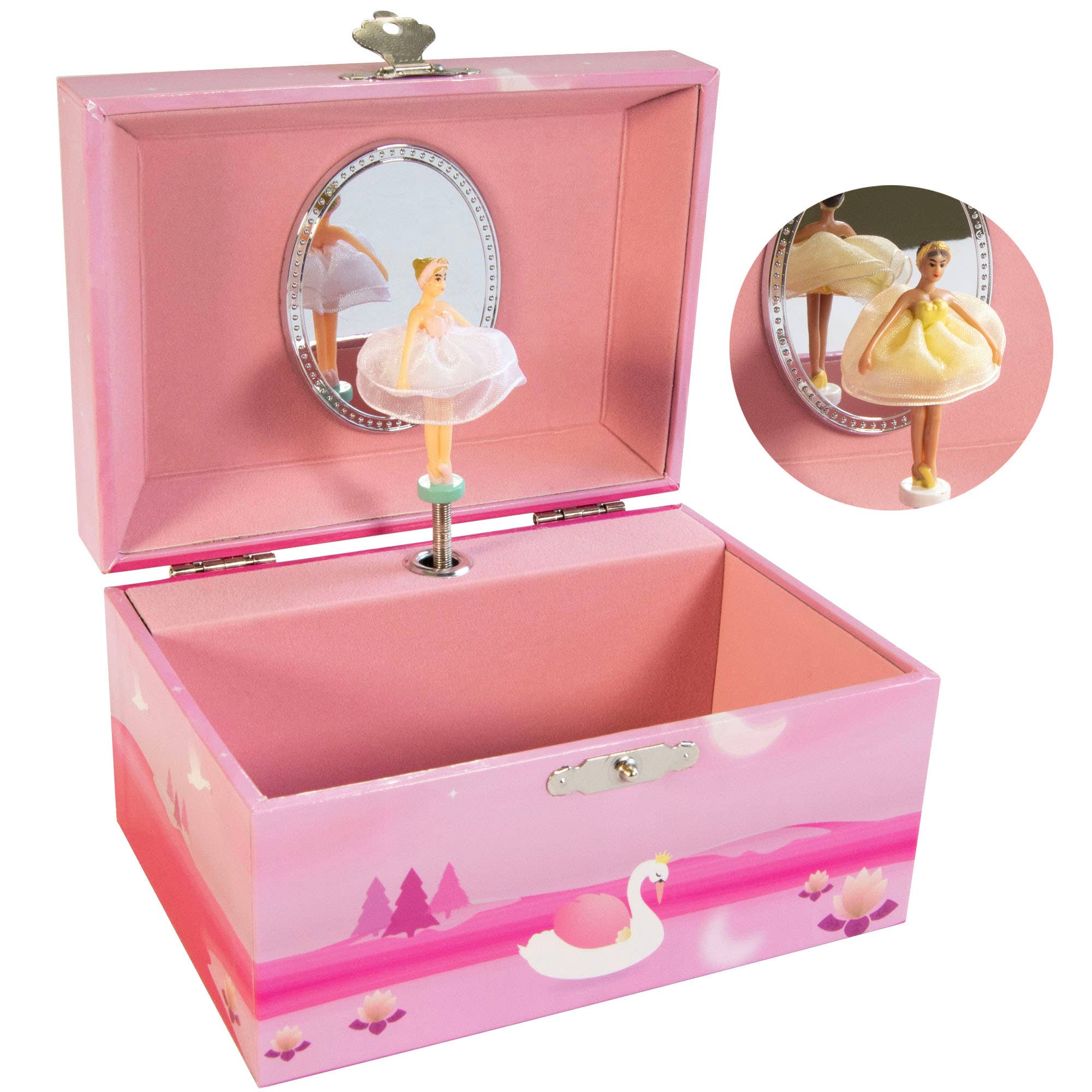 Mele and Co - Wholesale Jewelry Box/Organizer - Mele and Co Swan Lake Musical Ballerina Jewelry Box0