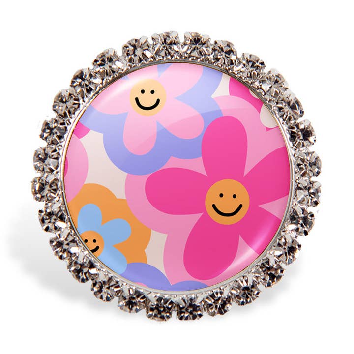 Smiley Flower for wholesale by OUTSIDE THE BOX, LLC