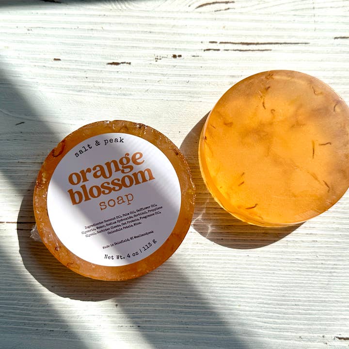 Bar Soap Orange Blossom Calendula Bar Soap for wholesale by Salt & Peak