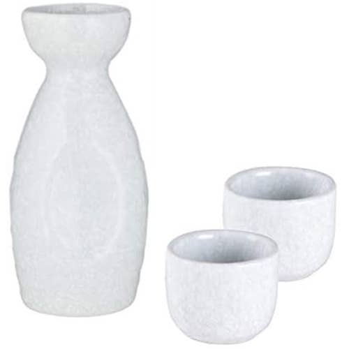 Ensemble de saké, bouteille Tokkuri de 5 fl oz avec deux tasses de 1,5 oz liq (Cop pour la vente par Melange Marche