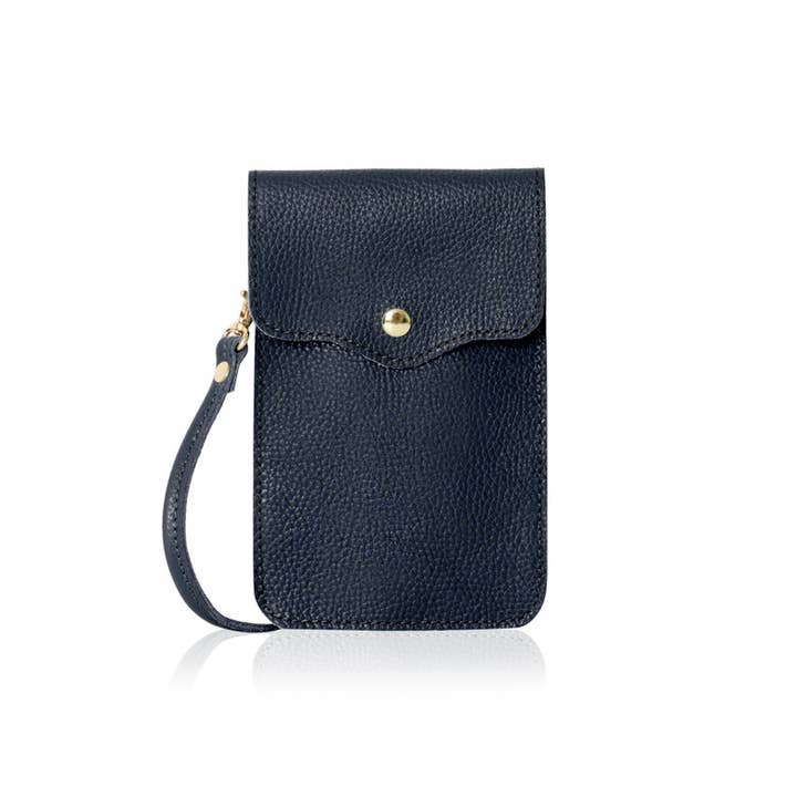 MONTTE DI JINNE – wholesale Phone wallet – women's – Italian Handmade Genuine Leather Phone Bag17