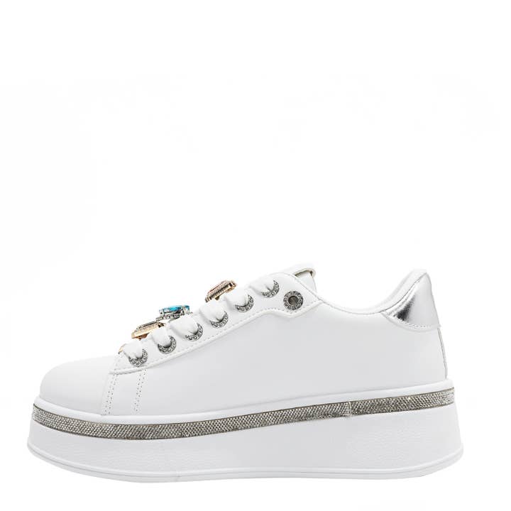 Nicole Lee USA - Vendita all'ingrosso Sneakers di tendenza - Donna - SNEAKERS CON PIETRE ALLA MODA3