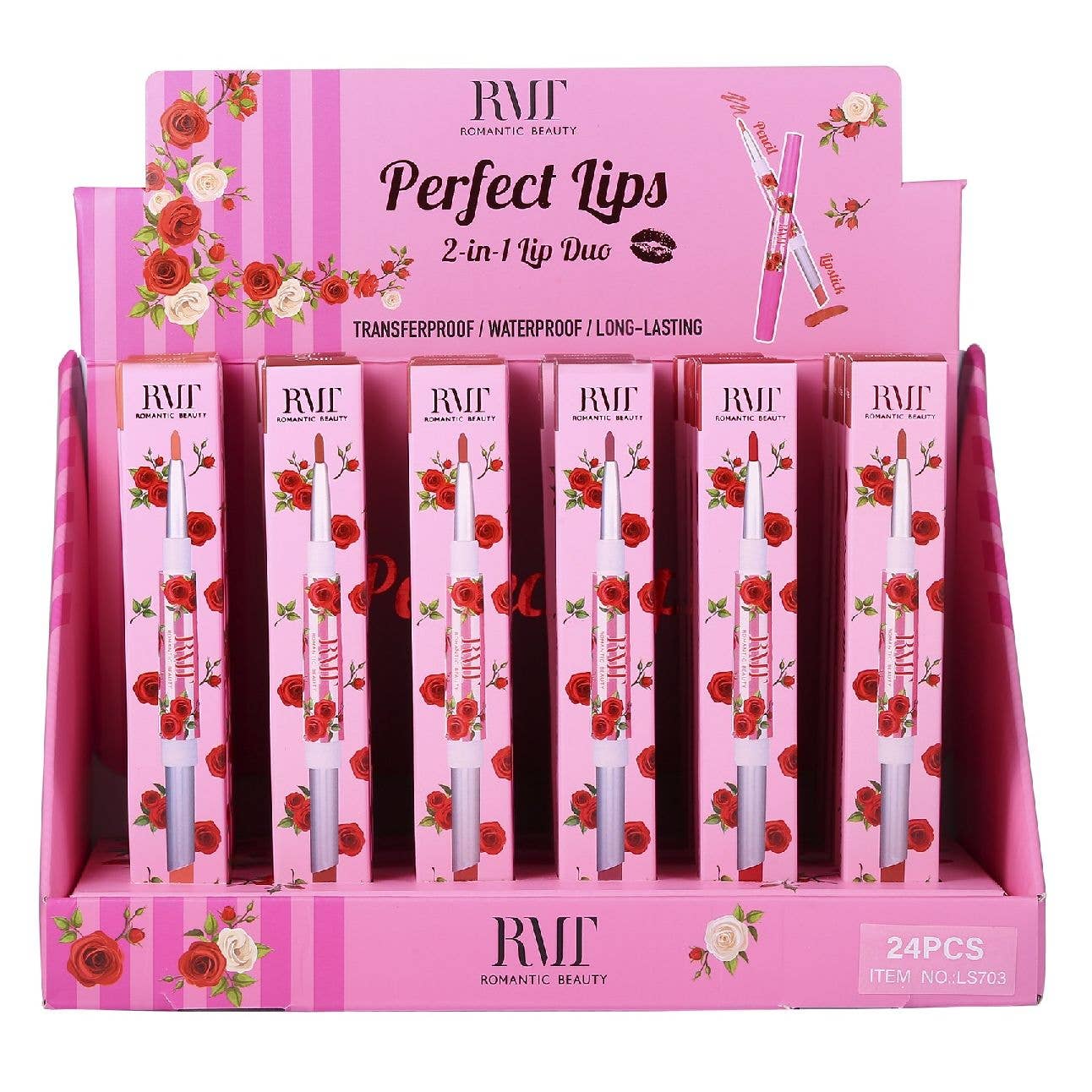 Diacly - Wholesale Lipstick Set - 24 PC Lip Stick and Liner Nude Tone0