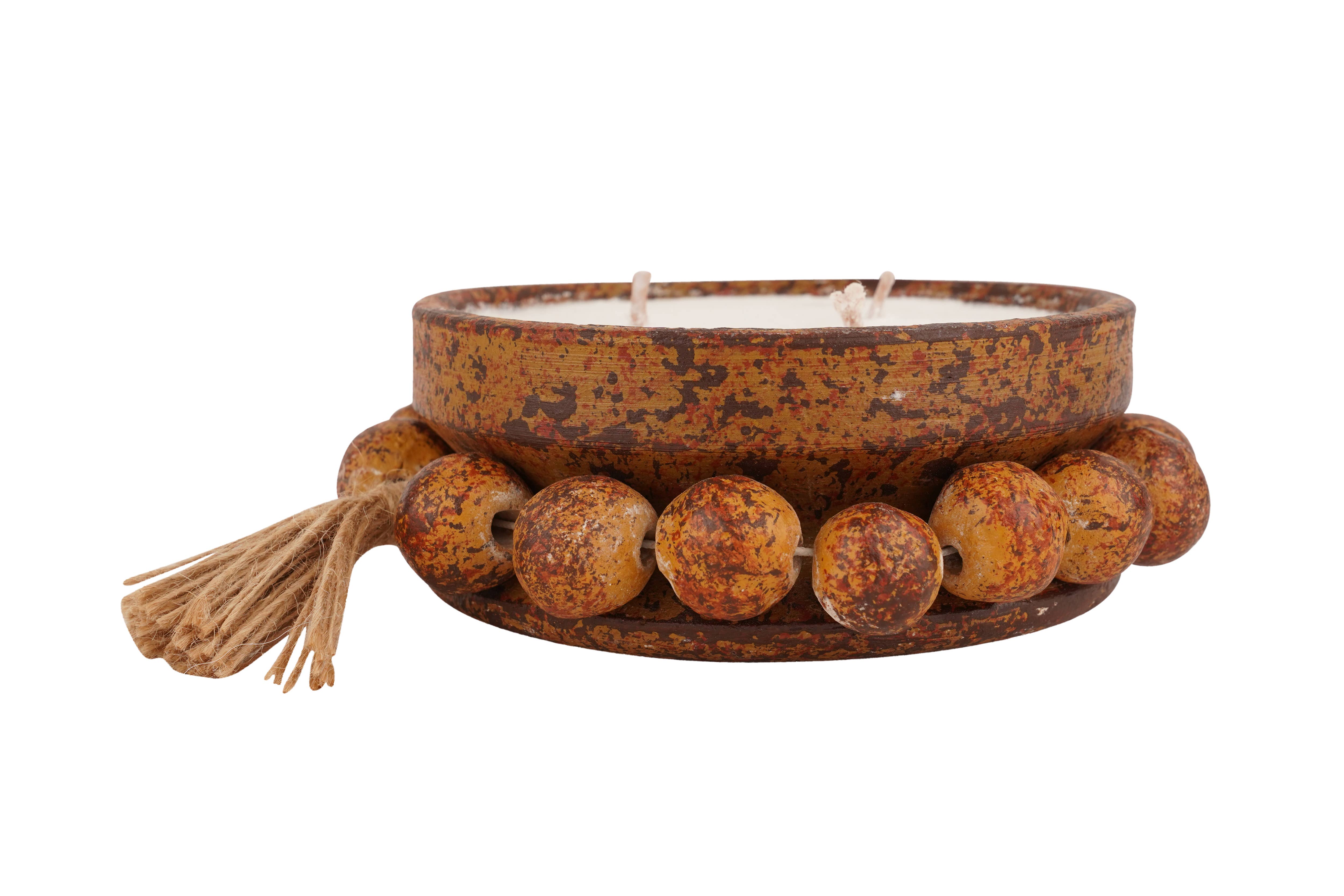 My Amigos Imports - Wholesale Candle Holder - Beadzie™ Candle Pour Vessel-Clay-5 Color Choices9