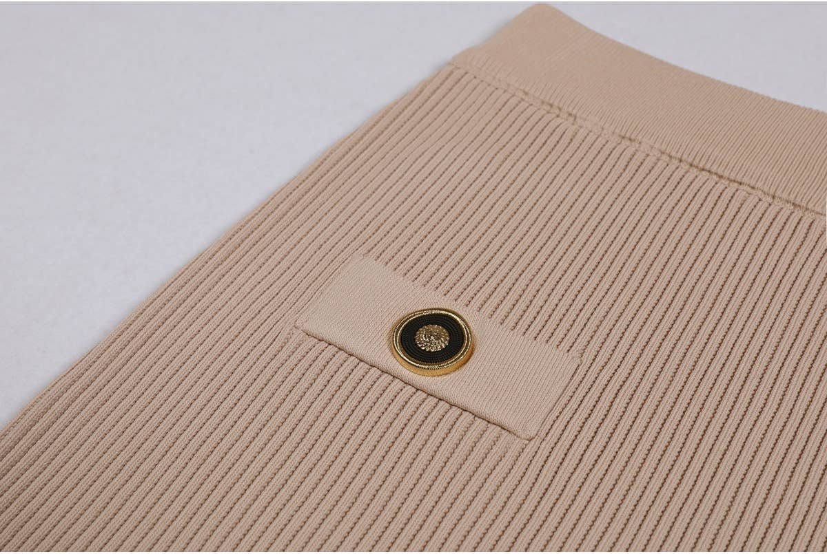 Productseeker - Wholesale Top & Skirt Set - Women's - SET218Y Spring Autumn Knit Cardigan Sweater with Skirt Set9