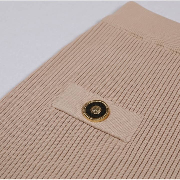 Productseeker - Wholesale Top & Skirt Set - Women's - SET218Y Spring Autumn Knit Cardigan Sweater with Skirt Set9