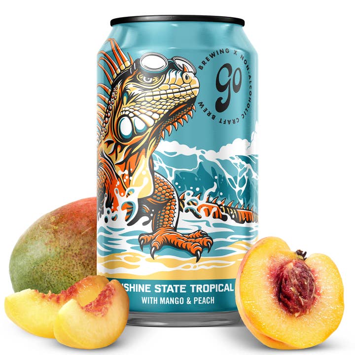 Go Brewing - Wholesale Non-Alcoholic Beer - Go Brewing Sunshine State IPA - 6 Pack - Non Alcoholic Beer