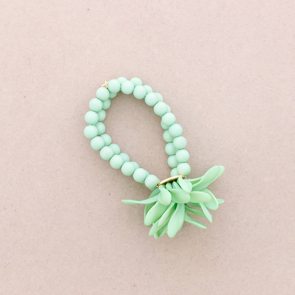 Sonata - Wholesale Beaded Bracelet - ELASTIC BRACELET RESIN FLOWER BEADS12