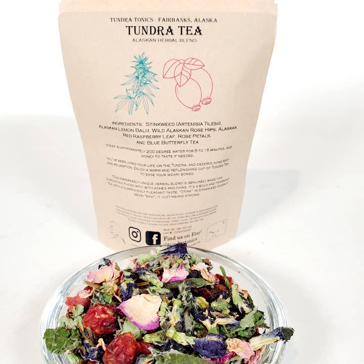 Tundra Tonics - Wholesale Health/Detox Tea - Tundra Tea, Relaxing Herbal Tea with Wild Alaskan Herbs