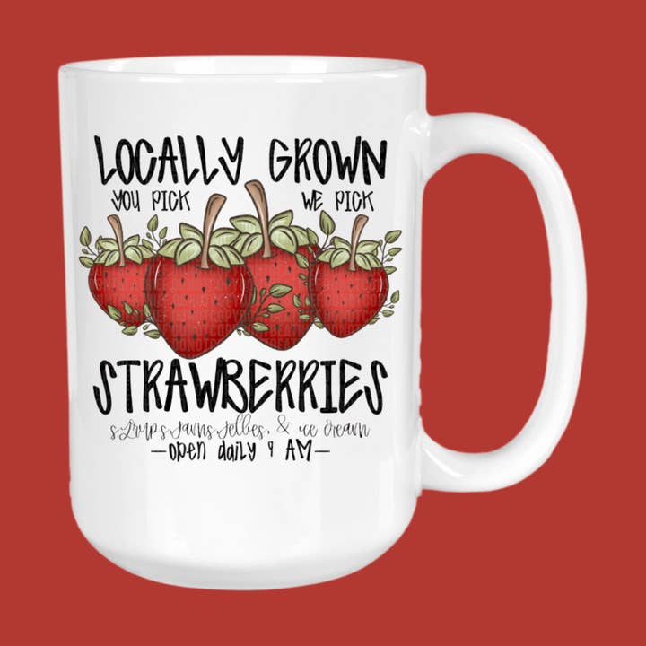 Tasse à café du Festival de la Fraise, Cadeaux pour la vente par GirlySips