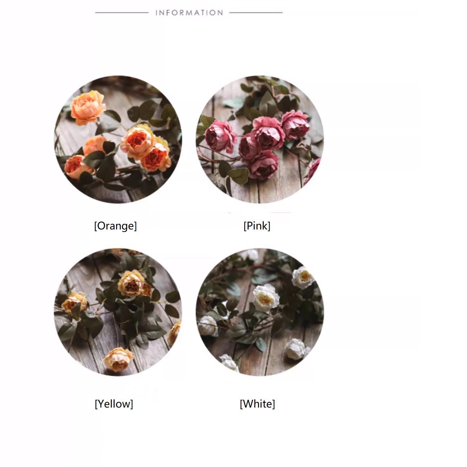 Rustic Reach - Wholesale Artificial Flowers - Artificial Small Peony Flower Vine 65" Long5