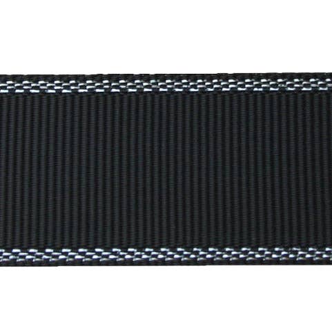 Rolo de Fita de Gorgorão Preto/Prata por atacado de Emartbuy