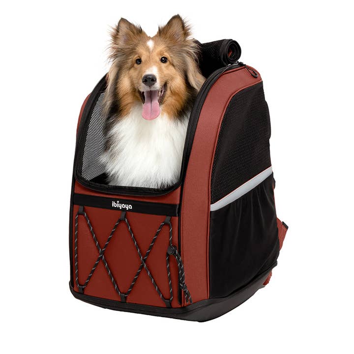 Champion Large Dog Carrier Backpack with Wheels (optional) for wholesale by Ibiyaya