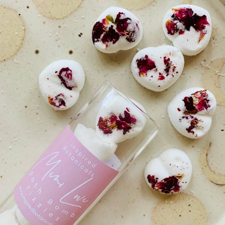 Inspired Botanicals - Wholesale Bath bomb/fizz - Mini Love Bath Bomb Fizzies2
