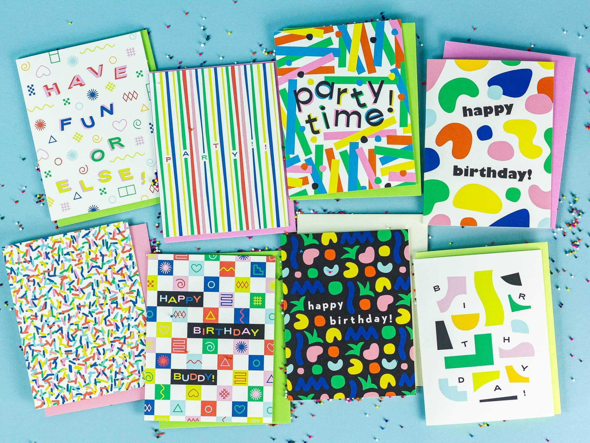 My Darlin' - Wholesale Verjaardagskaartje - Verjaardagsvormen nr. 2/ Blobs in Paradise2