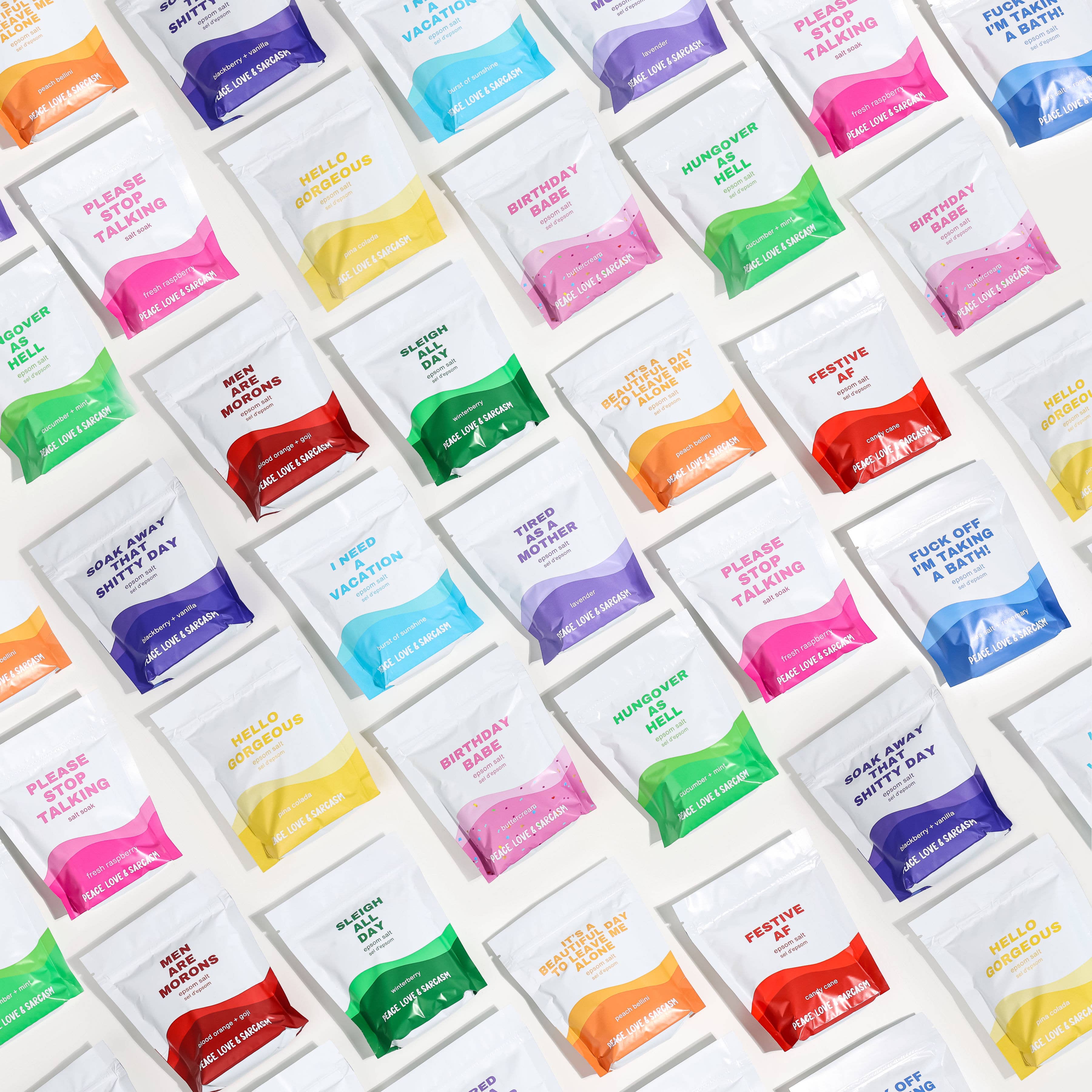 Peace, Love and Sarcasm – Engroshandel Bademælk – Hej smukke Epsom Salt Bath Soak5