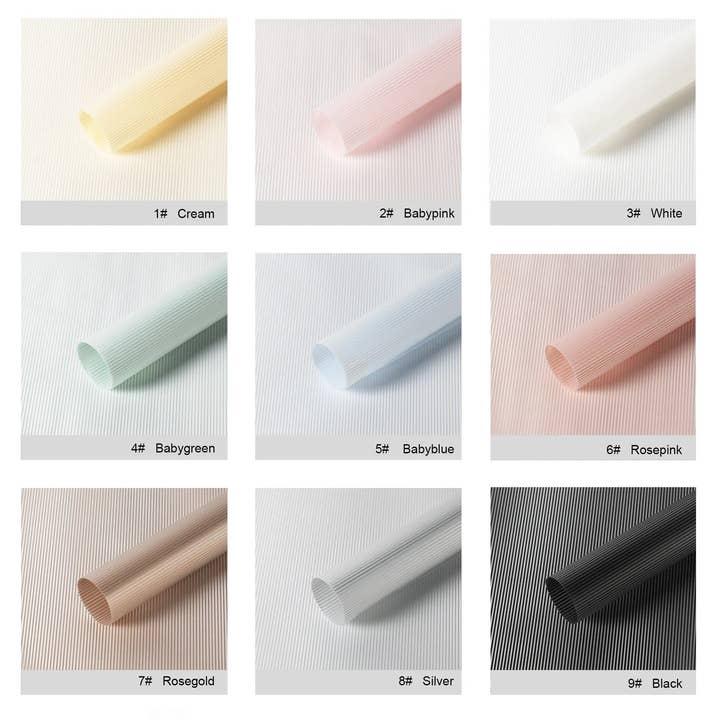 Elegant Design Supply – Engroshandel Indpakningspapir – Stripe Lines blomsterindpakningspapir (20stk/pose)