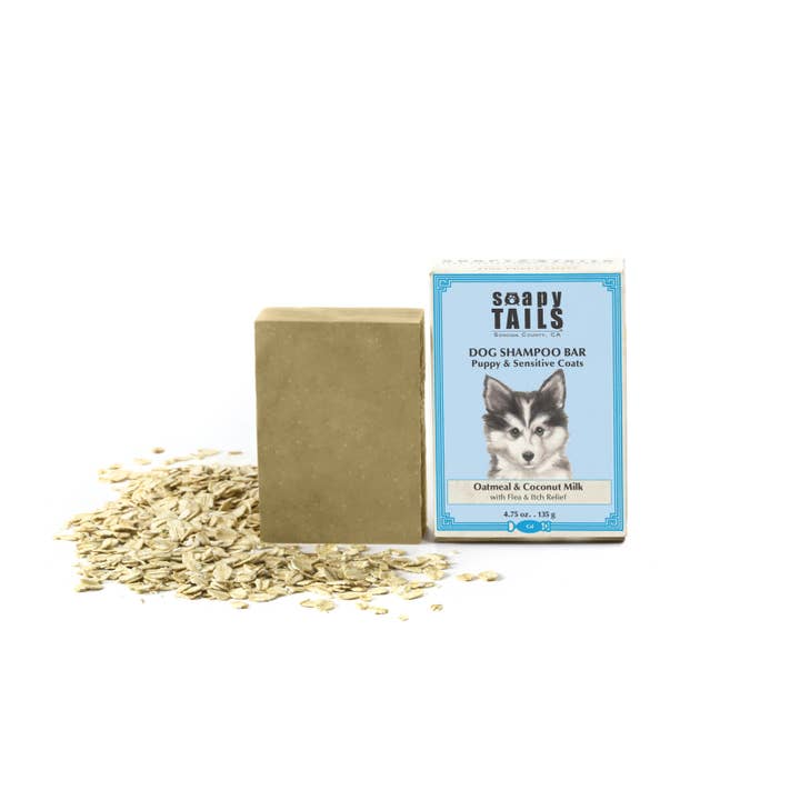 Soap Cauldron – wholesale Pet shampoo – Dog – Dog Shampoo Bar Unscented Oatmeal & Coconut Milk Fine Puppy 1