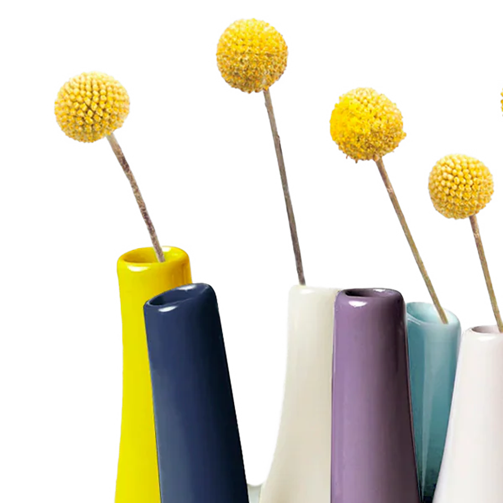 Chive - Wholesale Vase - Pooley Colorful Bud Vase For Flower Arranging Rectangular51