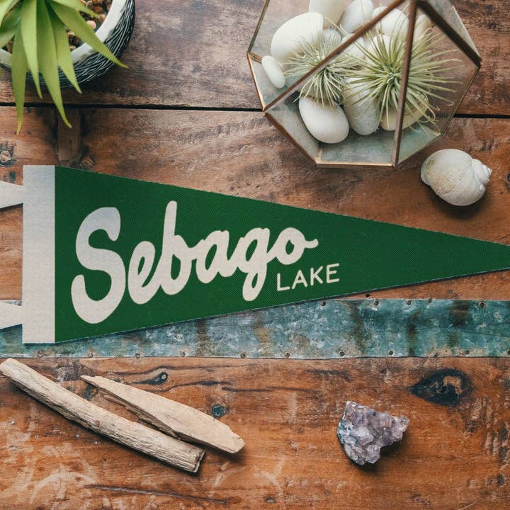 Benoit's Design Co. - Wholesale Sign - Custom Outdoorsy Name Sign Felt Pennant - Bold