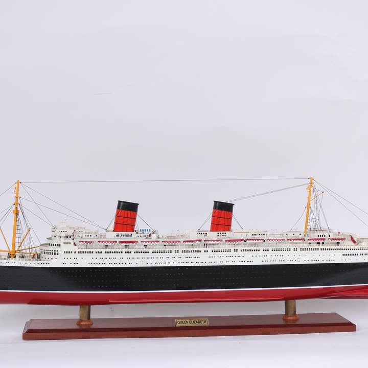 RMS QUEEN Elizabeth/scheepsmodel/handgemaakt/kompasmodellen voor wholesale door Schuette & Weiss