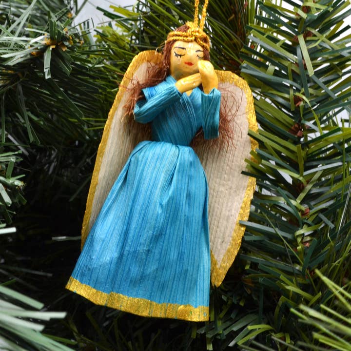 Didi Bahini Fair Trade - Wholesale Decorative Figurine - Corn Husk Angel6