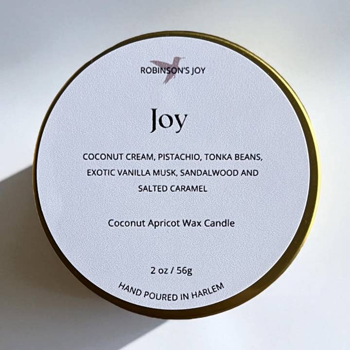 Joy 2oz Candle- Signature Collection for wholesale by ROBINSON'S JOY