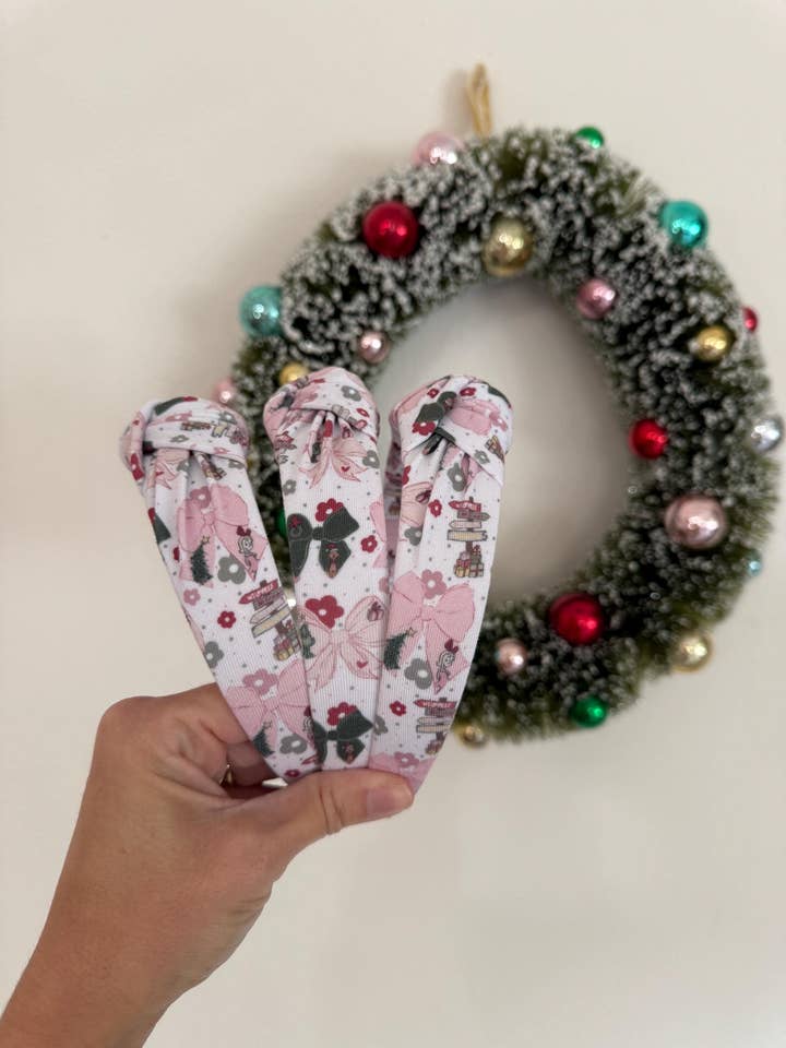 Green Guy Knot Headband - Holiday, Christmas, Bendable for wholesale by Brynnbands