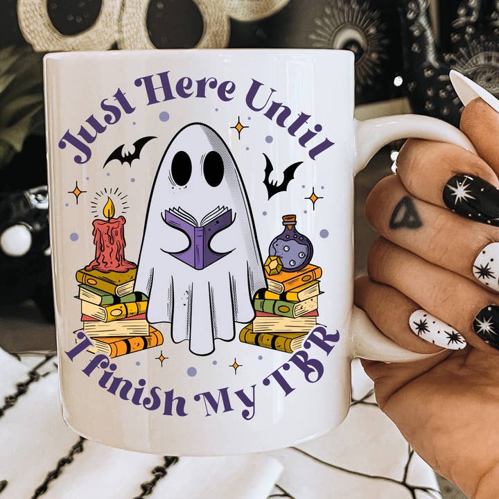 Mug Just Here to Finish My TBR pour la vente par Ace the Pitmatian Co