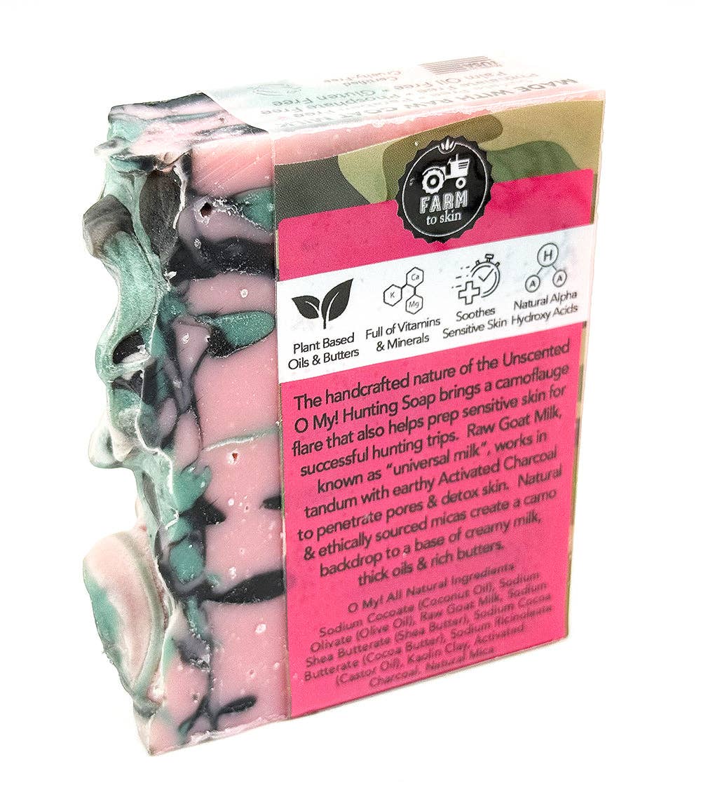 O My! Bath and Body - Wholesale Bar Soap - O My! Goat Milk Artisan Hunting Soaps | Made with Raw Goat Milk | Free of Parabens & More | Handcrafted USA14
