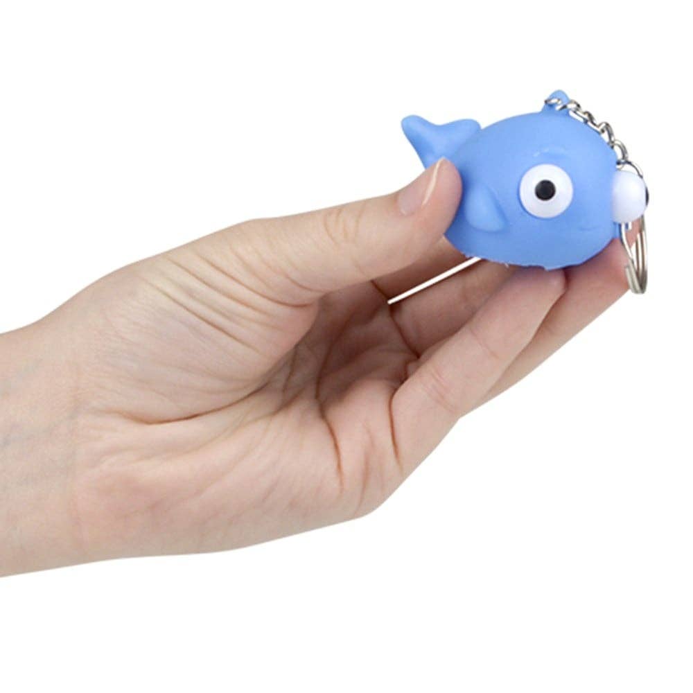 La Luna Bella - Toys – Engroshandel Nøglering - Børn – 2" SQUEEZE ANIMAL POPPING EYE NØGLERING LLB nøglering2