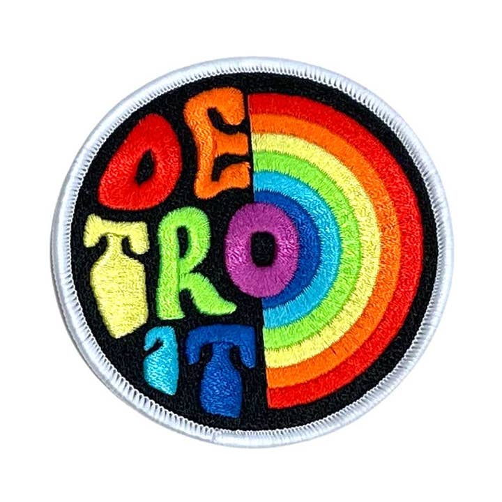 Patch - Detroit Rainbow for wholesale by Detroit Shirt Co.