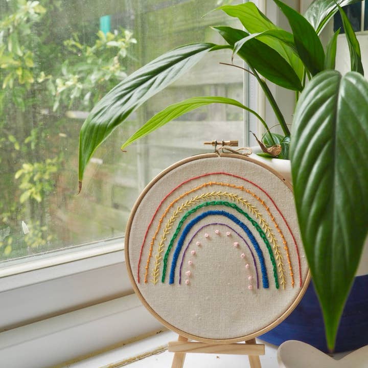 Thimble and Fabric – wholesale Embroidery/cross-stitch supplies – Rainbow Embroidery Kit
